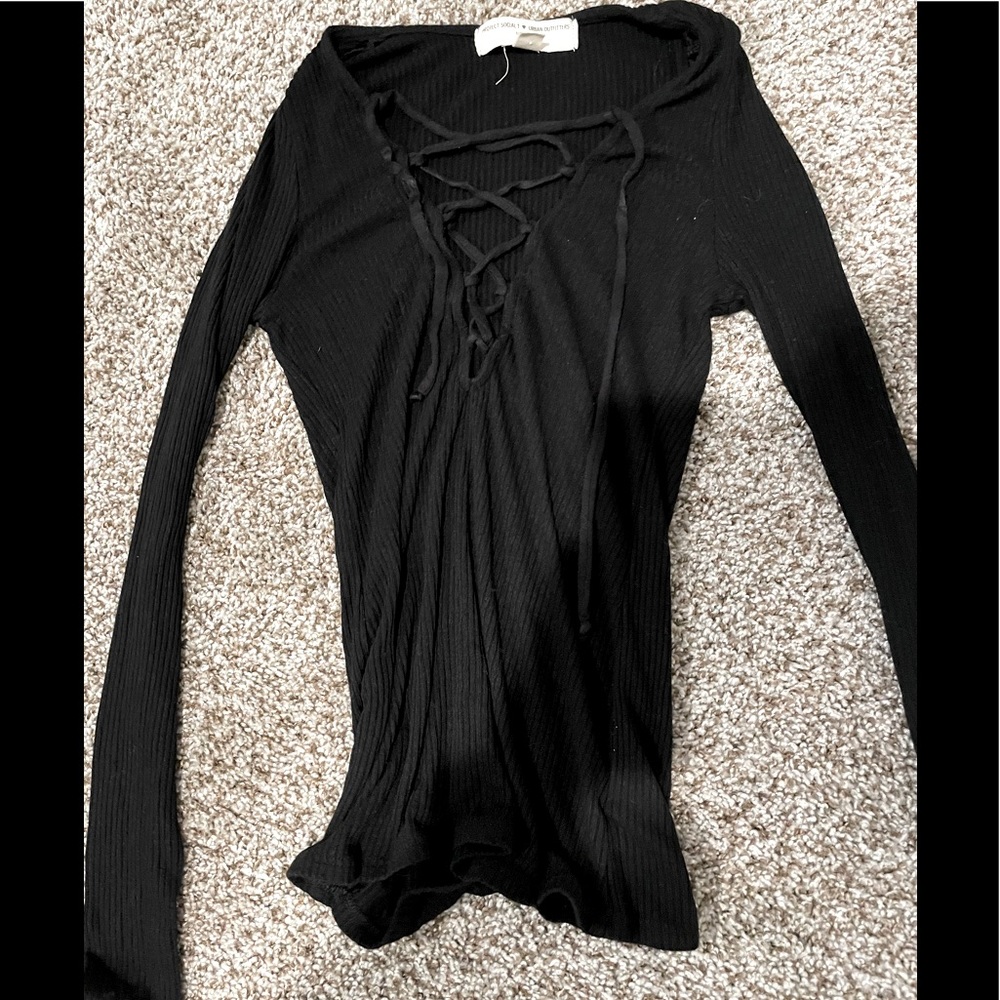 Urban Outfitters Black long sleeve shirt size S